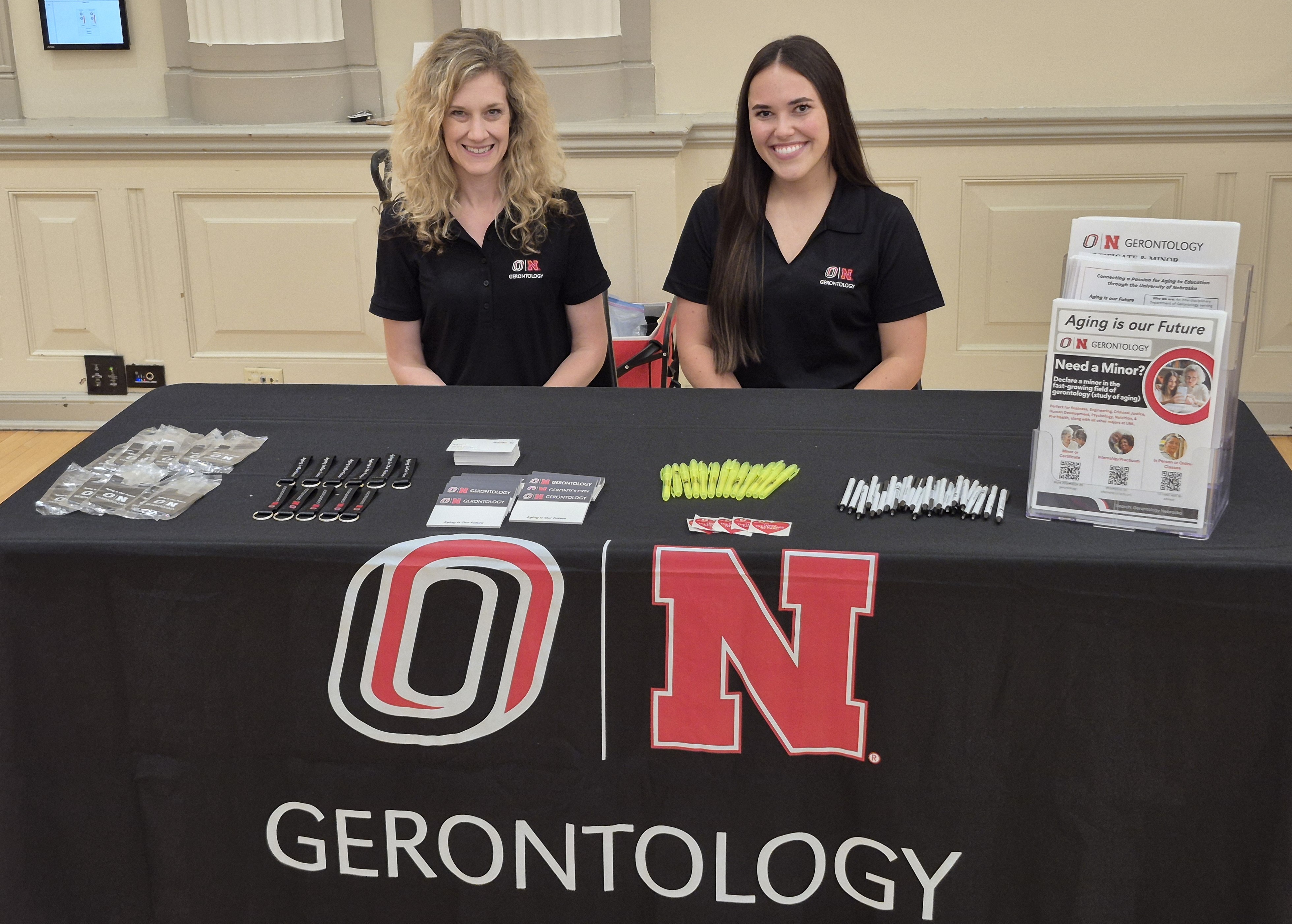 Mollie George And Ava at the Student Info Fair 2025
